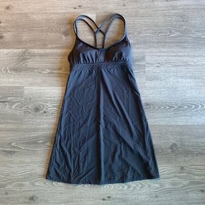 Athleta grey swim dress XS